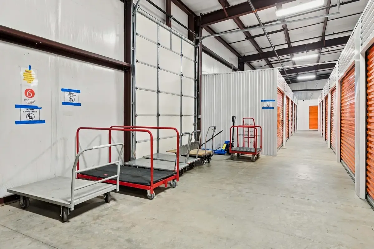 Inside facility KO Storage of Harrison, AR
